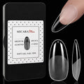 600 Tips clear Mandorla Media semirigide