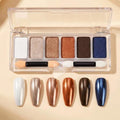 Bronze Palette 6 colori polvere compatta cromata