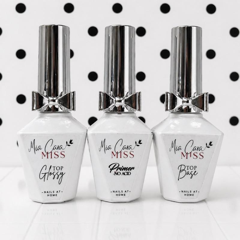 McMiss Tris Gel 12ml- Primer*Base*Glossy